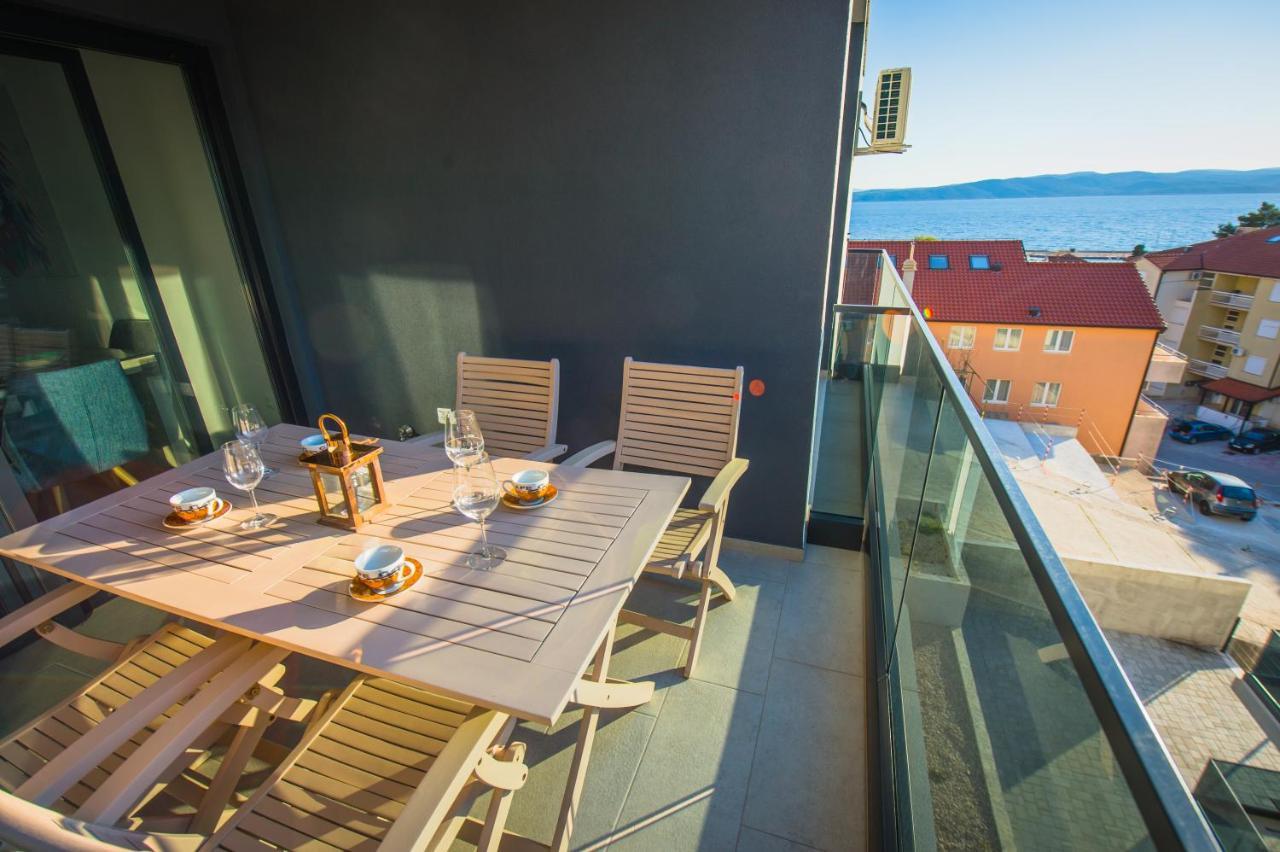 Deluxe 2 Bedroom Apartment With Sea View Baska Voda Bagian luar foto